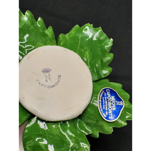 Nuova Capodimonte Rose Candlesticks - Picture 5 of 12